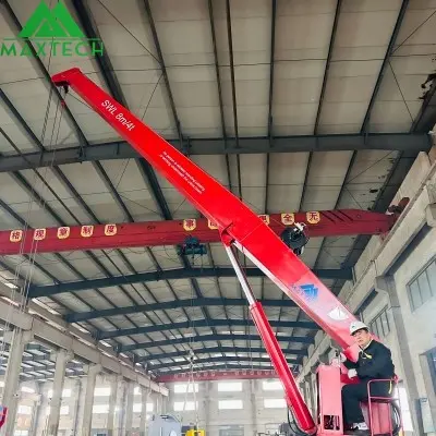 Production Test Report of MAXTECH 4t8m Stiff Boom Marine Crane